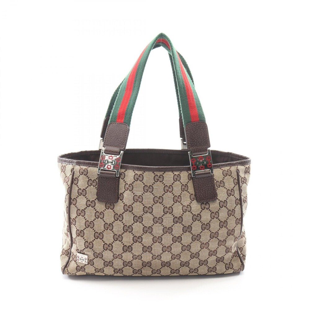 Gucci Gg Canvas Horsebit Sherry Line #300141G46B